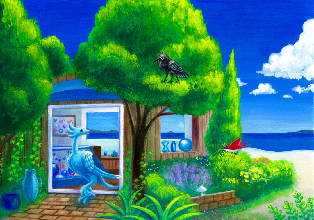 海辺のギャラリー